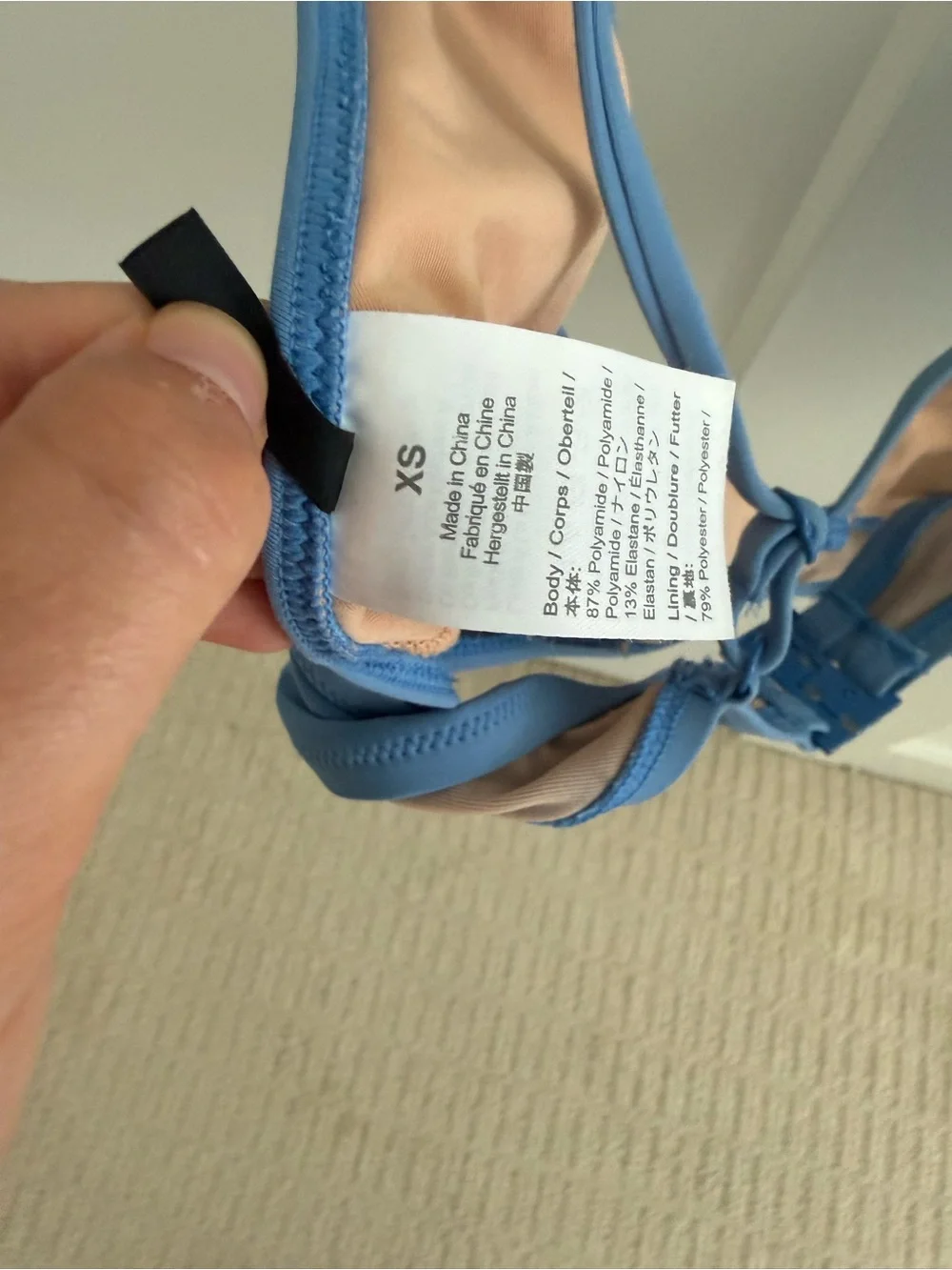 J Crew Triangle Bikini Top